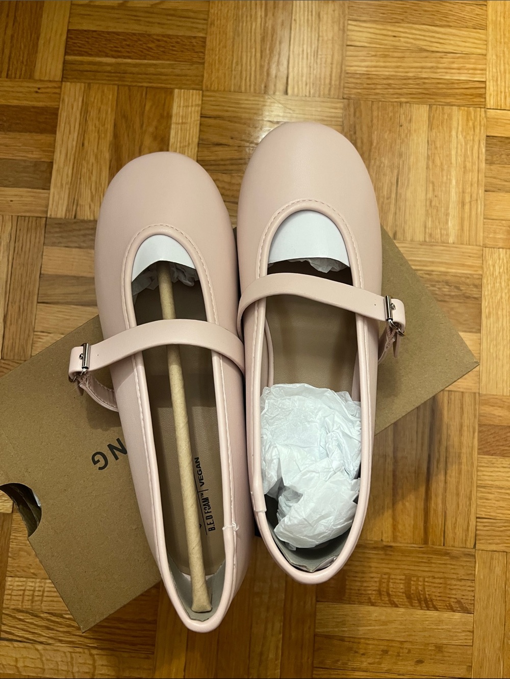 Call It Spring Women’s Blush Pink Mary Jane Flats